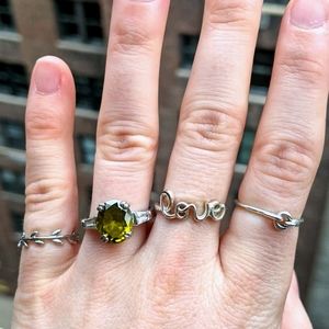 Sterling silver ring bundle